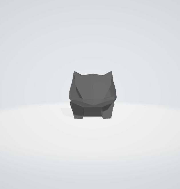Ivysaur Low Poly Pokemon 3D print model_1