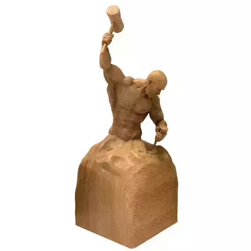 3D Model STL Sculpture bodybuilding
