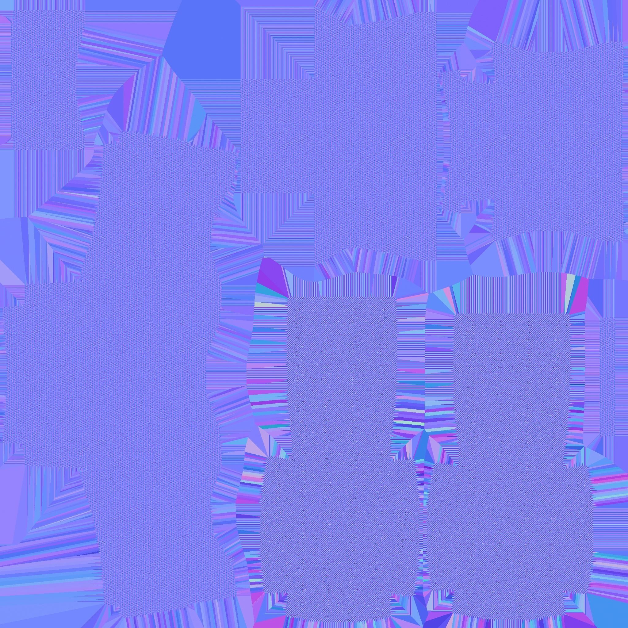 Yellow Plaid Armchair - Furniture Interior Design Low-poly 3D model_13