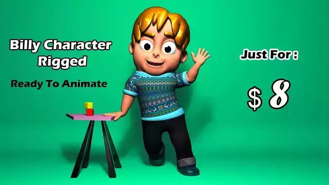 Billy Character Rigged