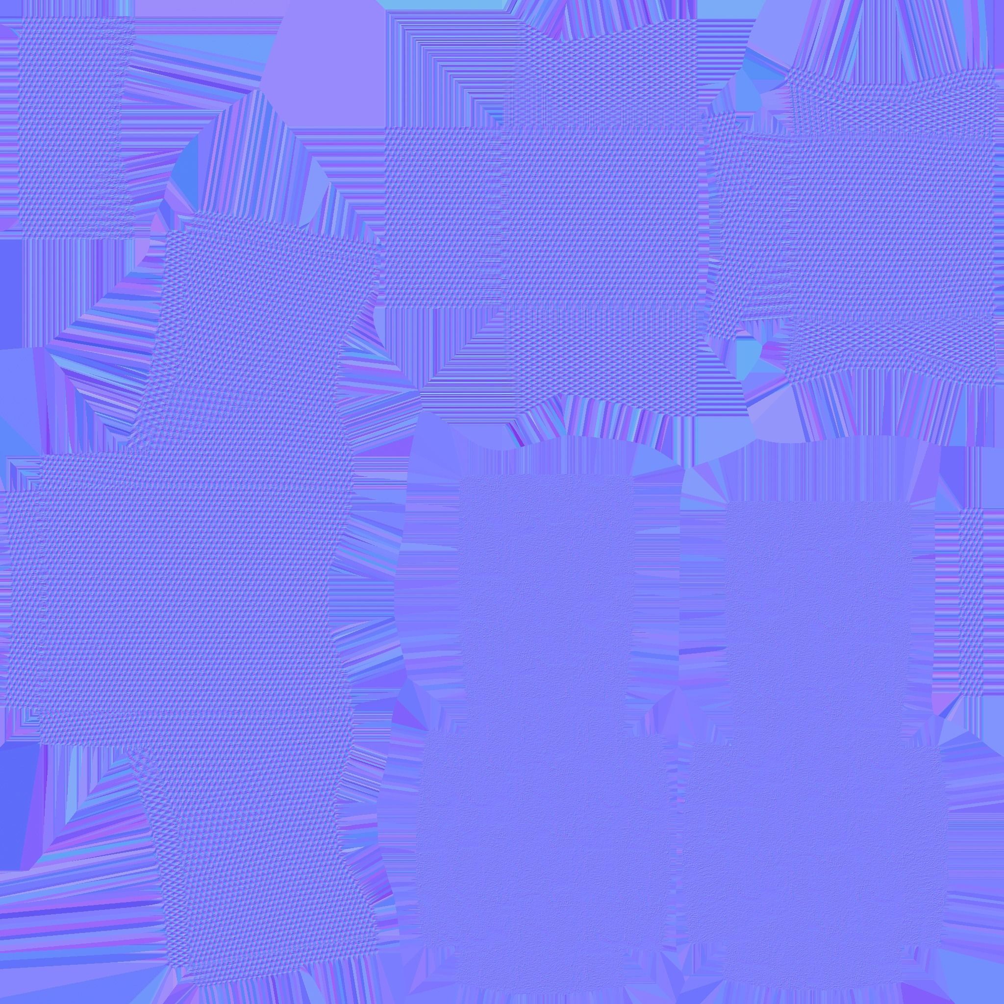 Brown Leather Armchair - Furniture Interior Design Low-poly 3D model_13