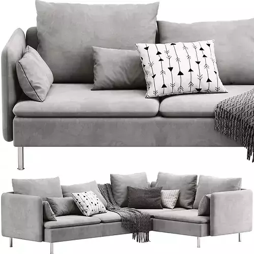 Sofa Ikea Soderhamn 3D model 3