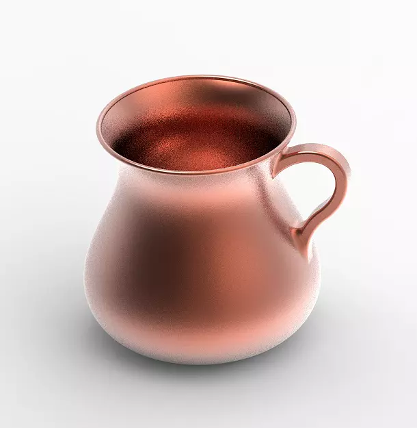 Classic Copper Jug 3D print model_0
