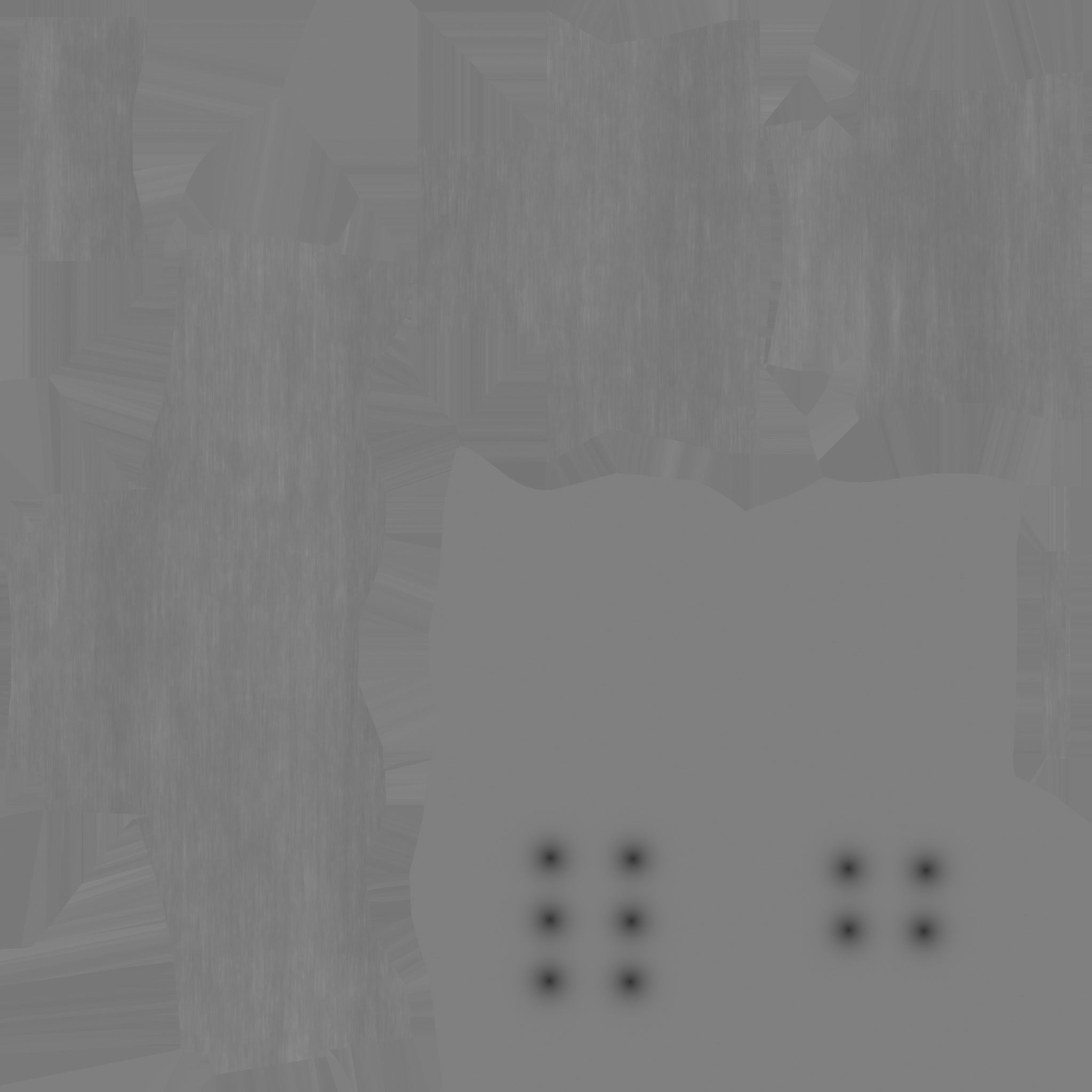 Brown Leather Armchair - Furniture Interior Design Low-poly 3D model_14