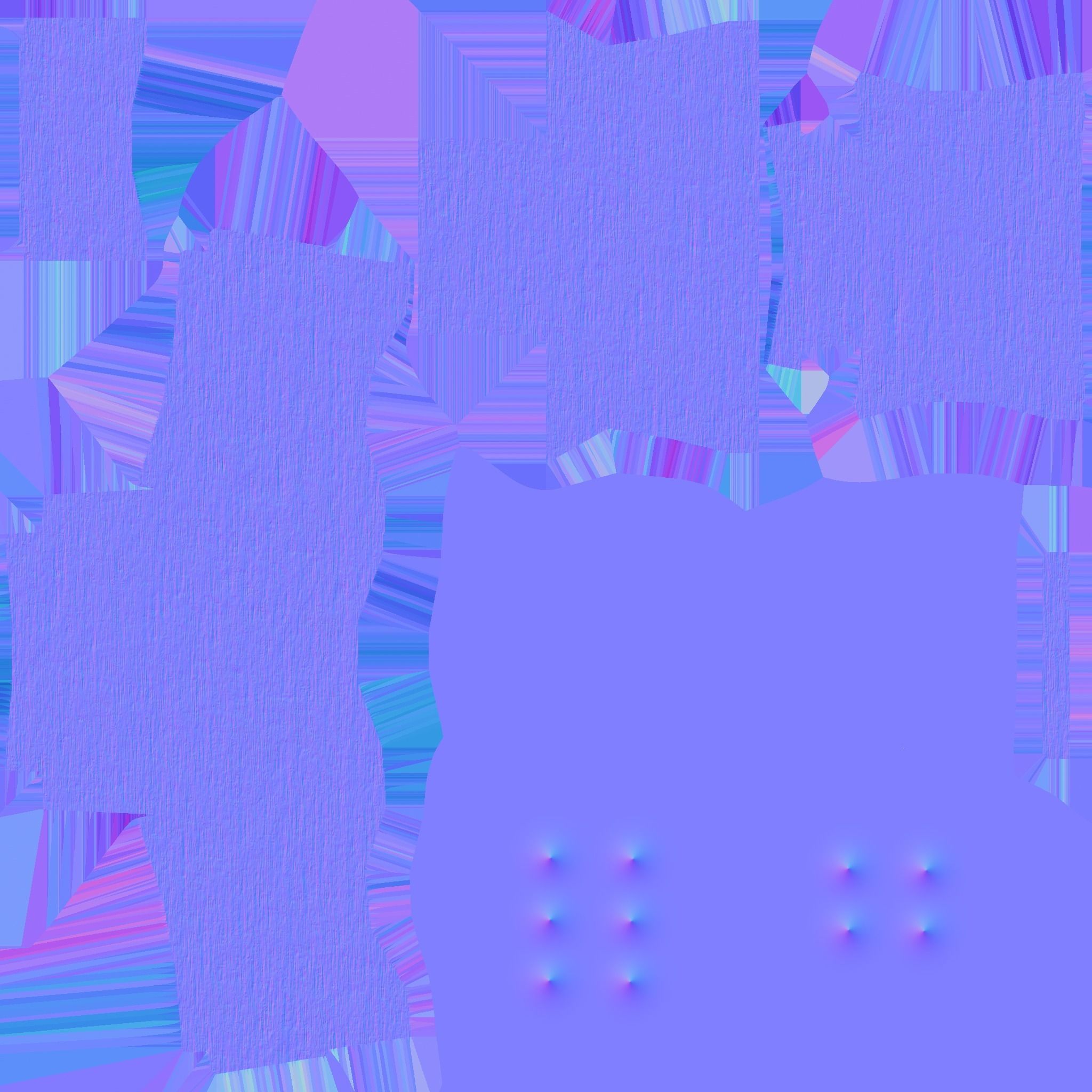 Brown Leather Armchair - Furniture Interior Design Low-poly 3D model_16