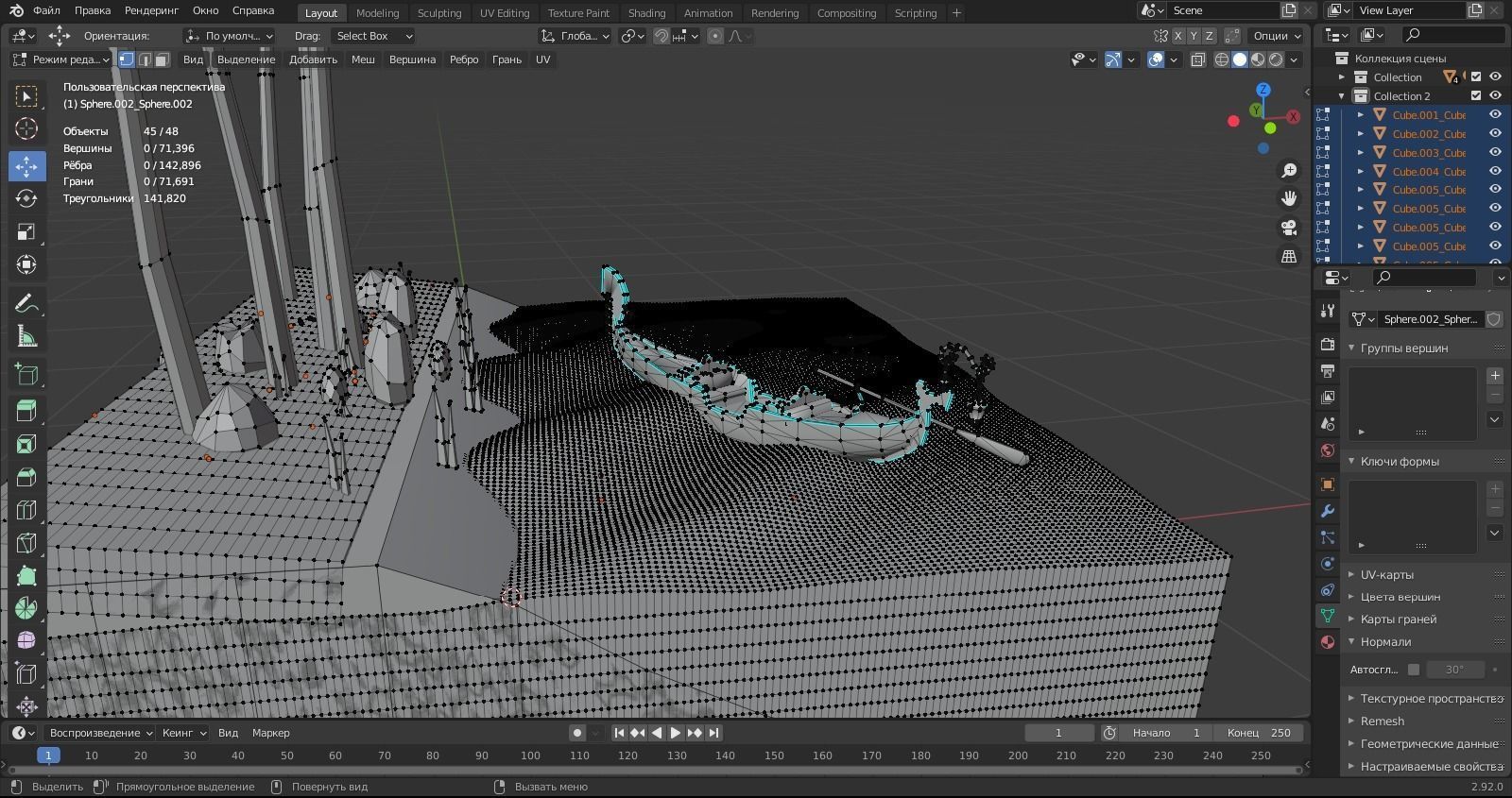 Mini island Free 3D model_4