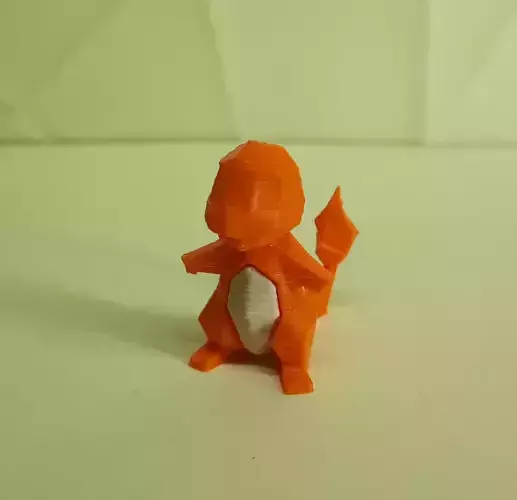 Charmander Low Poly Pokemon
