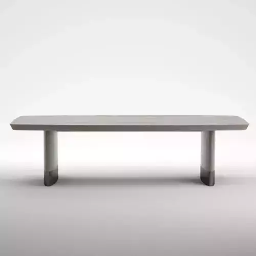 The Diplomat Dining Table Holly Hunt 3D model