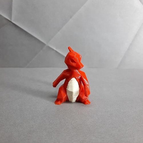Charmeleon Low Poly Pokemon 3D print model