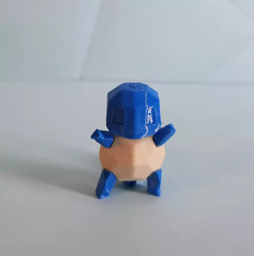 Squirtle Low Poly Pokemon 3D print model_0