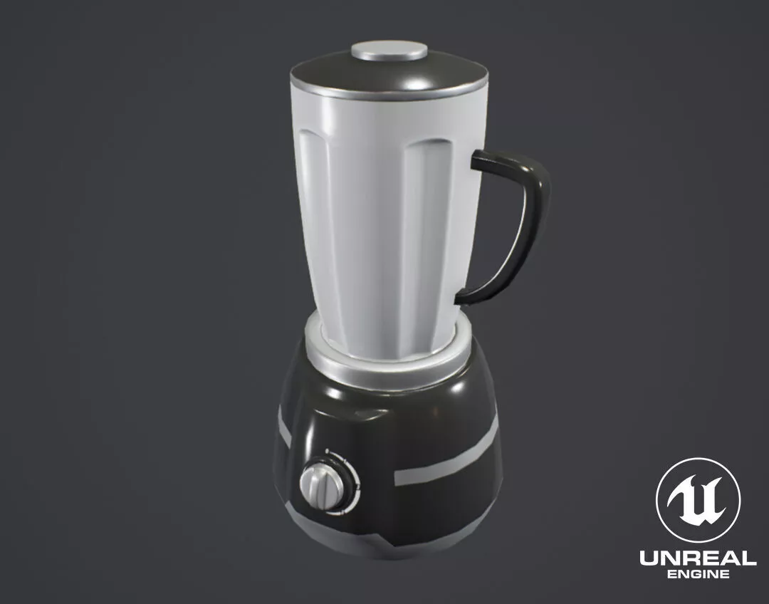 Furniture And Appliances - Blender Low-poly 3D model