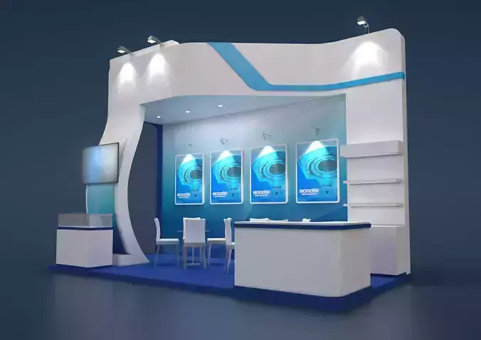 exhibition stand 18 sqm