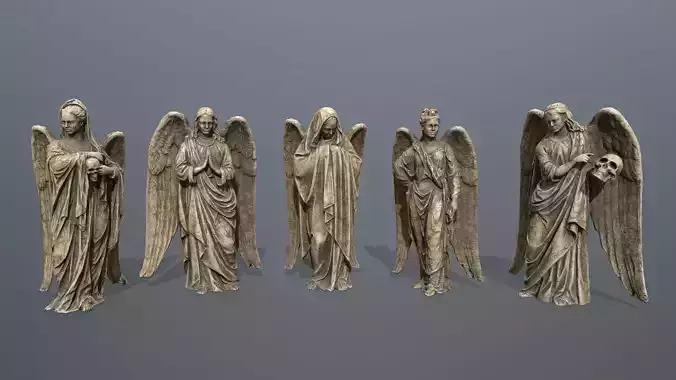 angels statue of angel 3D Model Collection angels statue of angel 3D Model Collection
