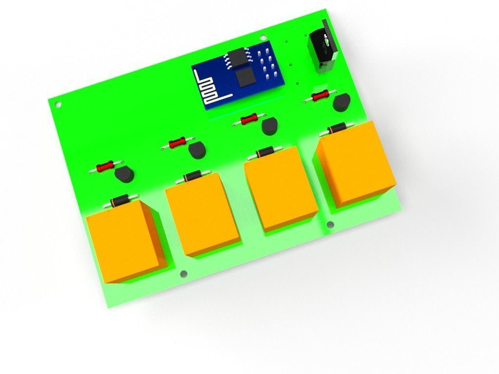 Home Automation ESP 3D print model_1