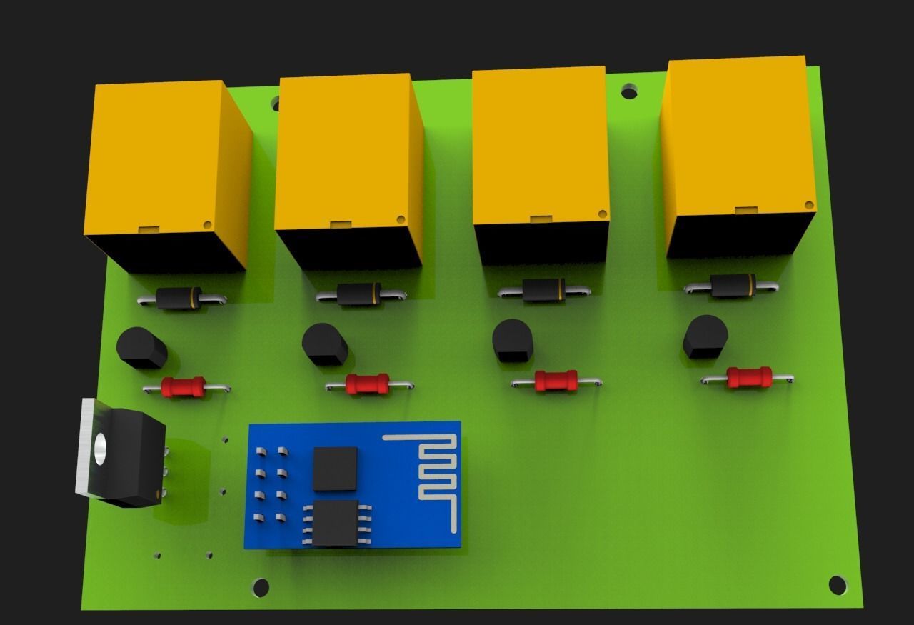 Home Automation ESP 3D print model_6