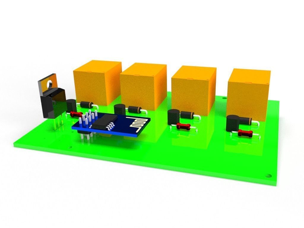 Home Automation ESP 3D print model_4