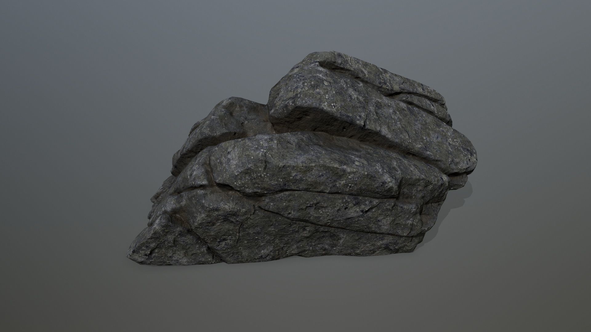 rocks rock Low-poly 3D model_13