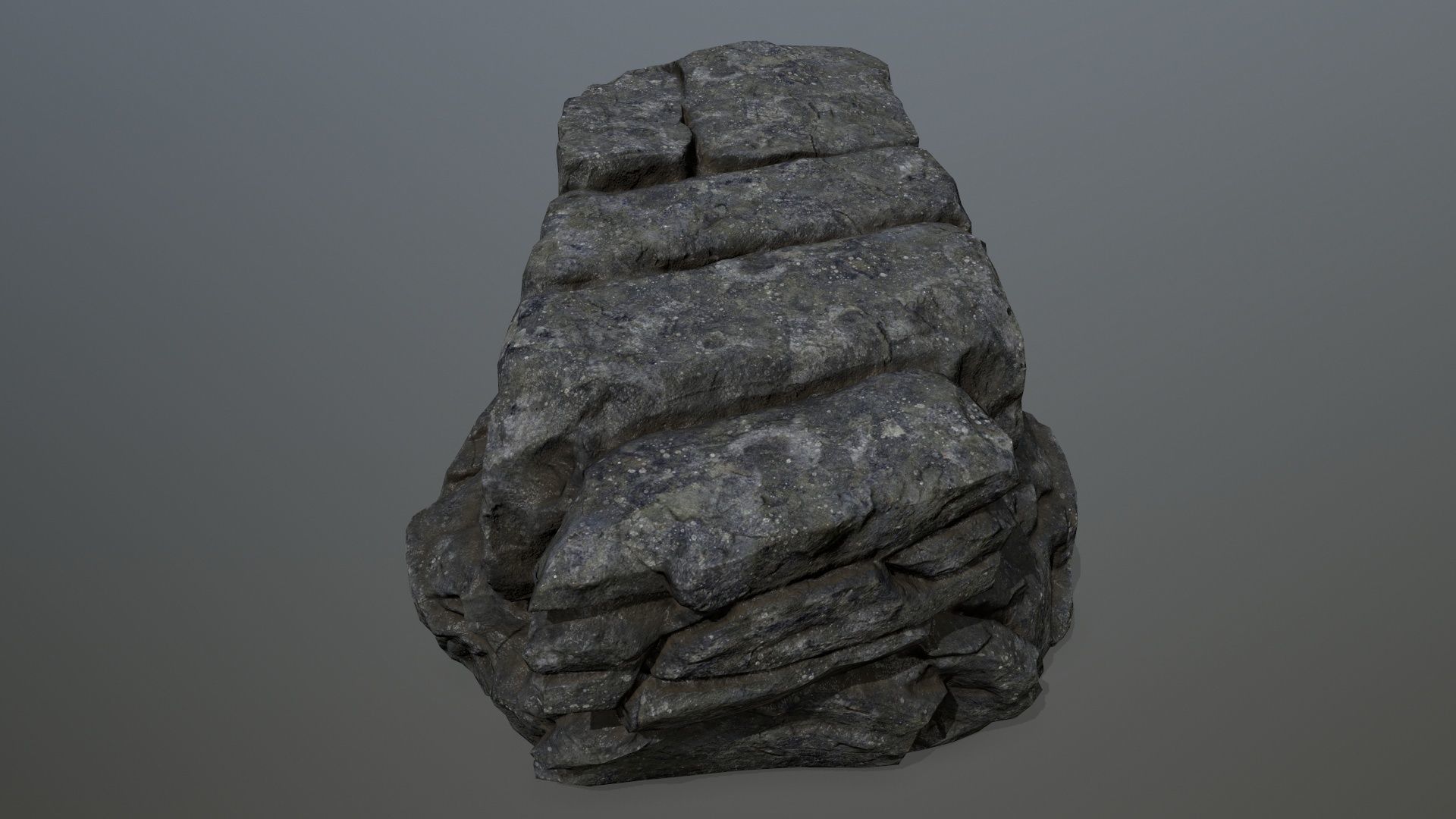 rocks rock Low-poly 3D model_19