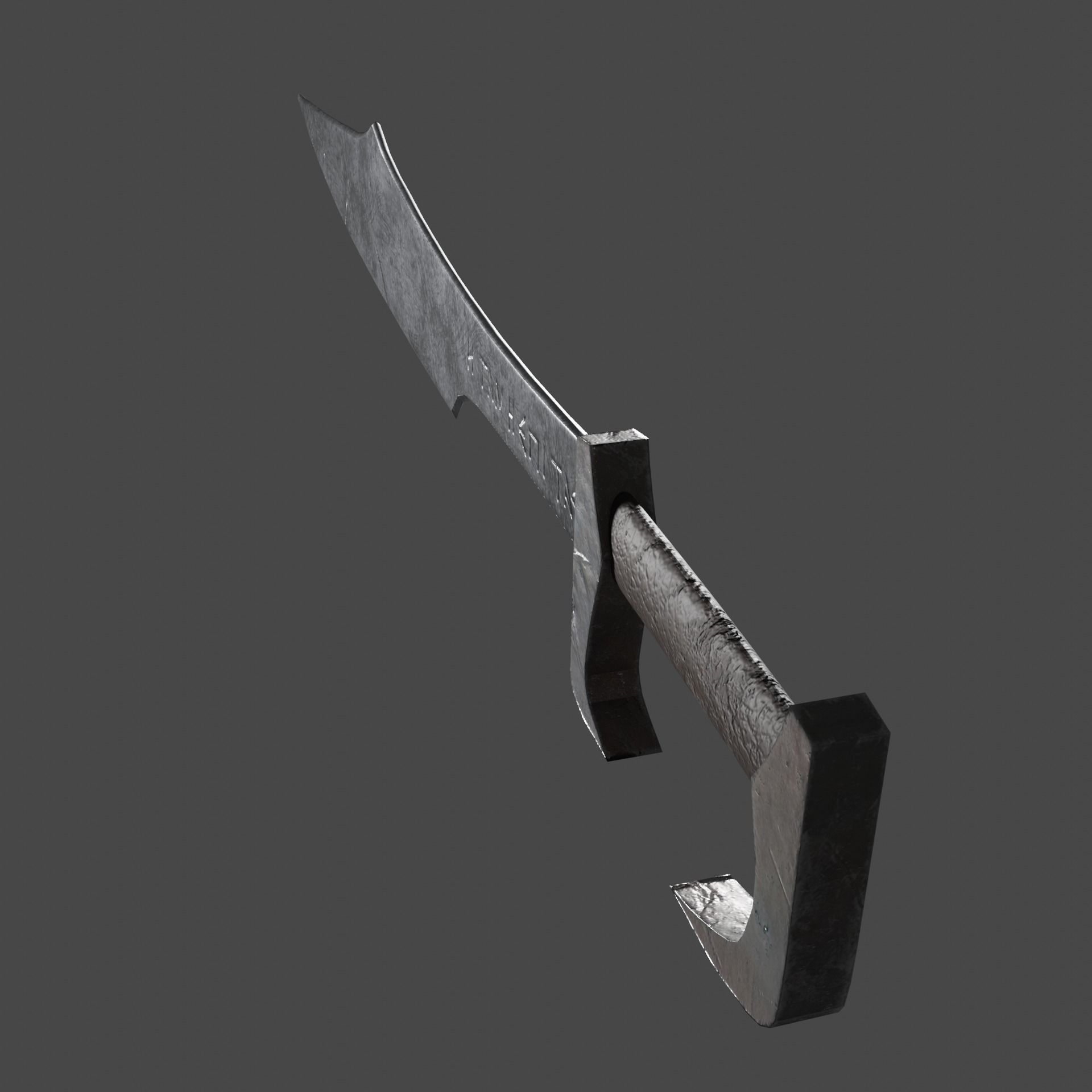 Spartan Sword Low Poly Low-poly 3D model_3