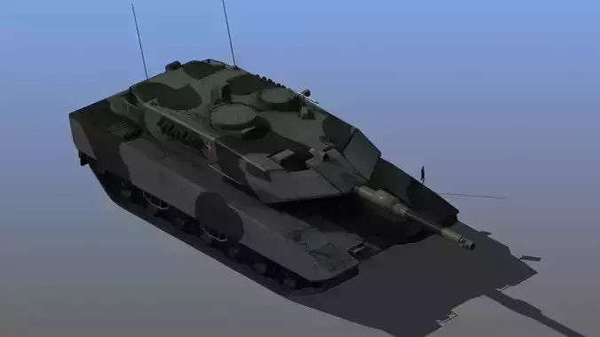 Leopard2 A7 Tank 3D model