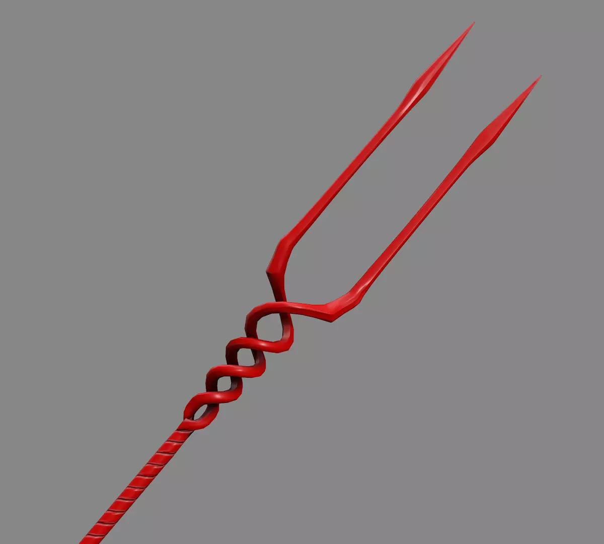 longinus spear anime version Low-poly 3D model_0