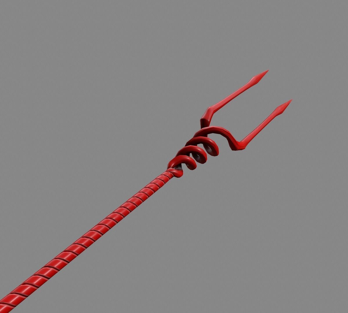 longinus spear anime version Low-poly 3D model_1