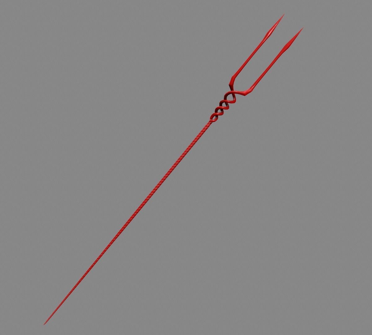 longinus spear anime version Low-poly 3D model_2