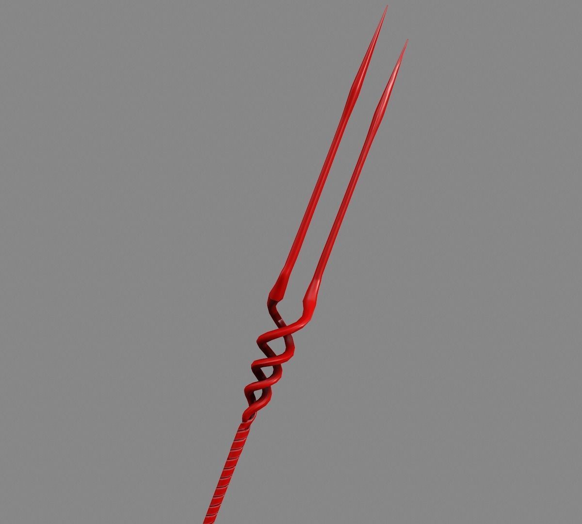 longinus spear anime version Low-poly 3D model_3