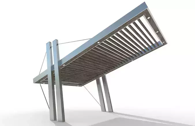 Canopy Model2 Low-poly 3D model