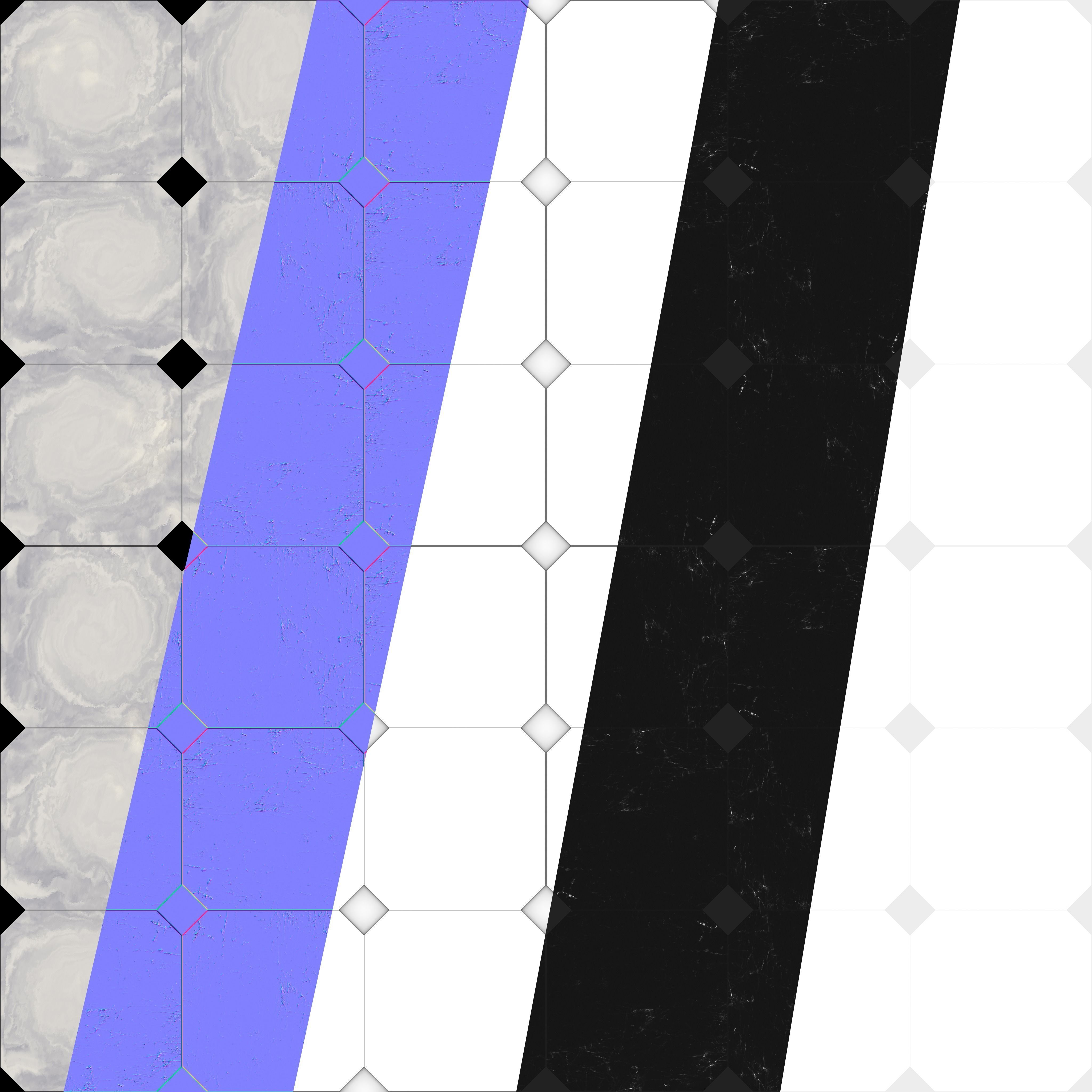 Marble Floor 3D model_1