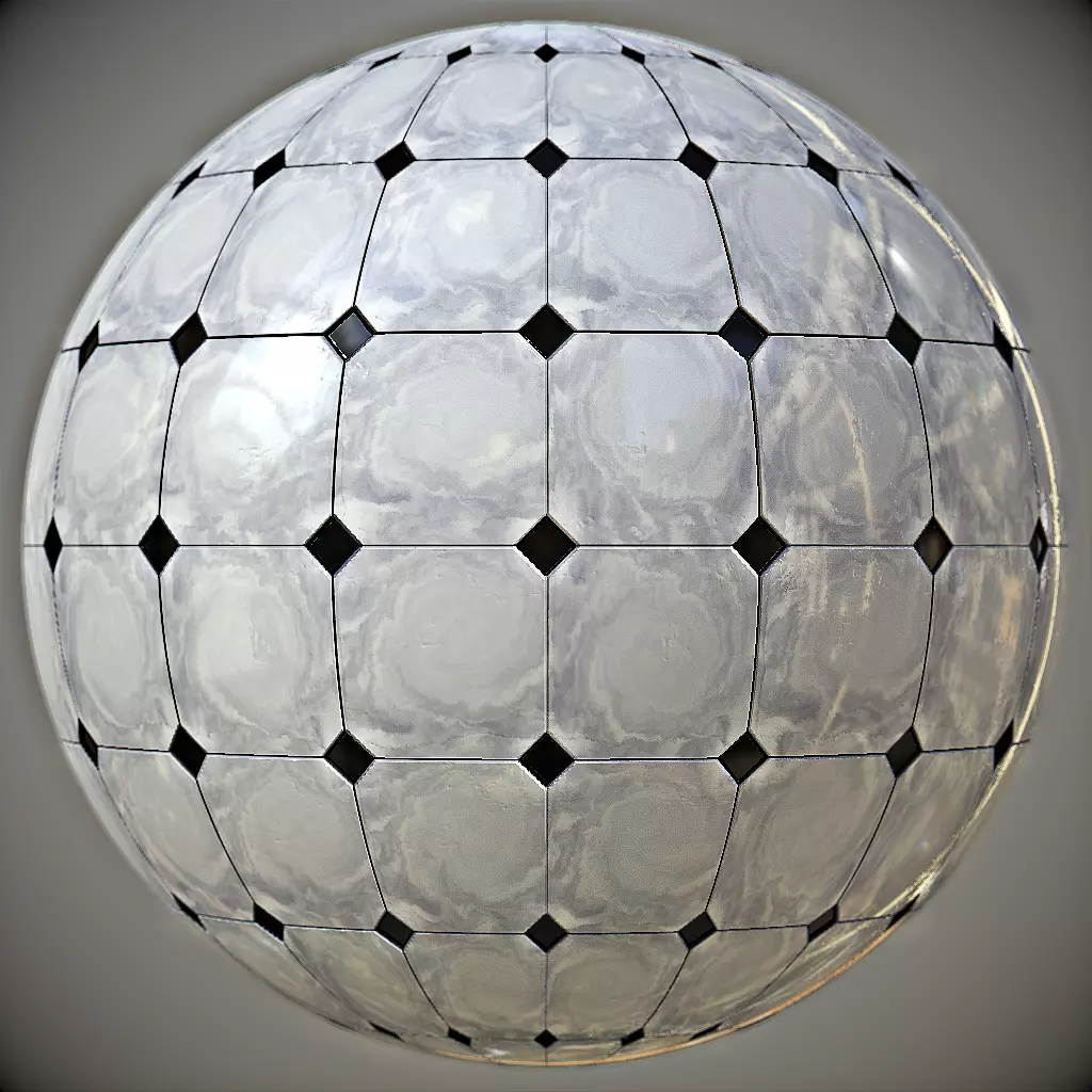 Marble Floor 3D model_0