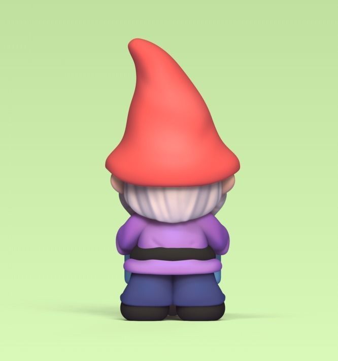 Gnome Pushcart 3D print model_3