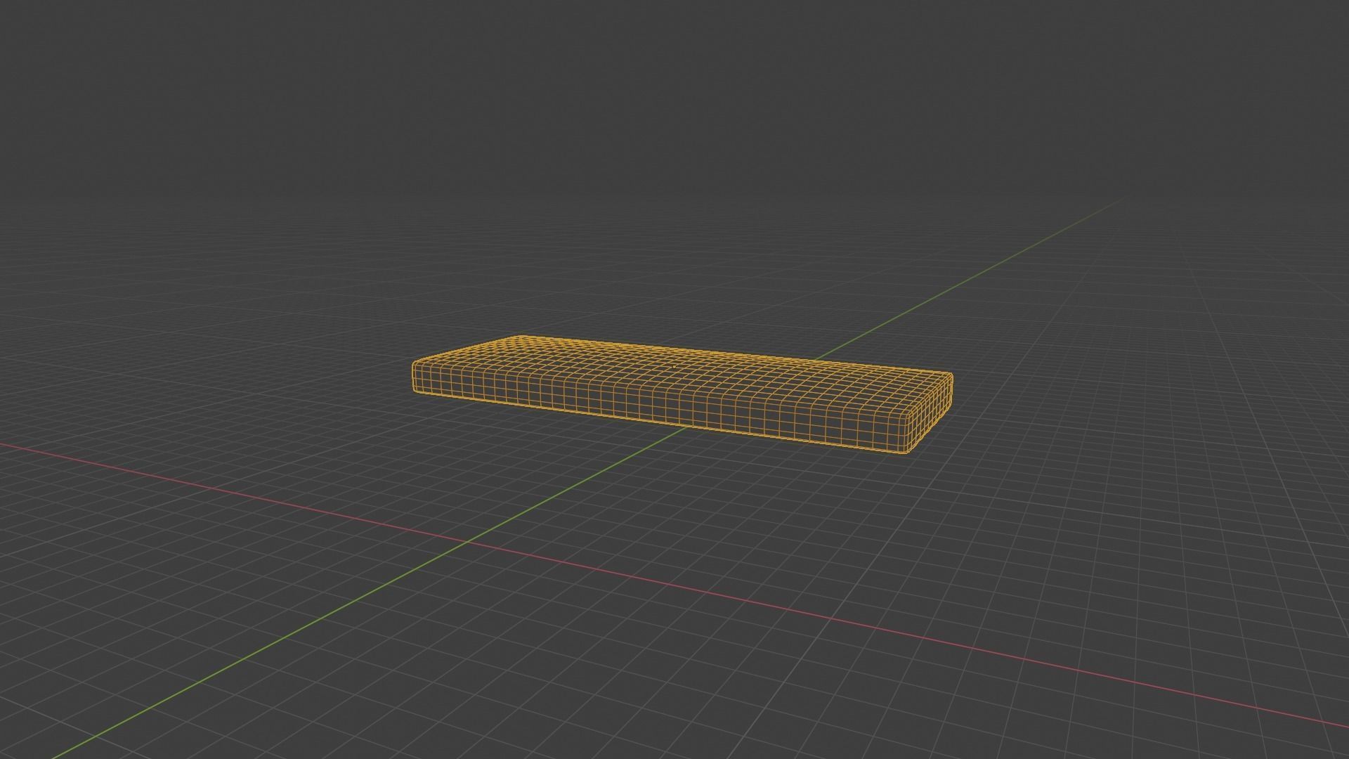 Single 2 floor bed Low-poly 3D model_4