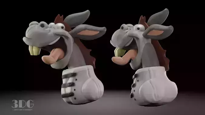 Donkey Insanity 3D model