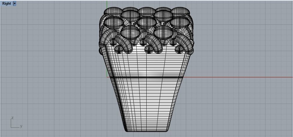 5 row keeper ring 3D model_3
