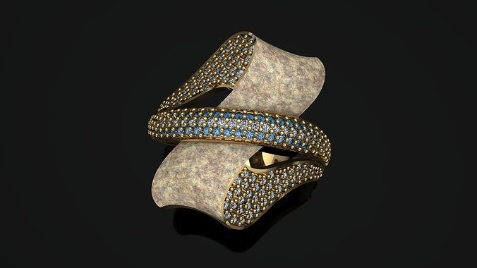ring gold  3D print model
