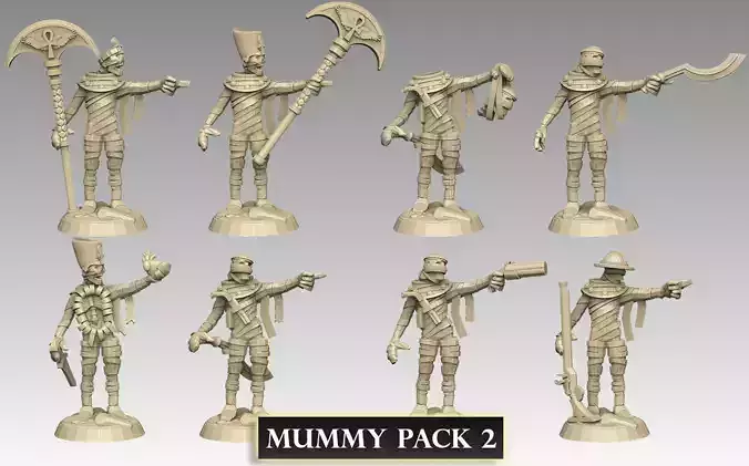 Mummy Pack 2 3D print model