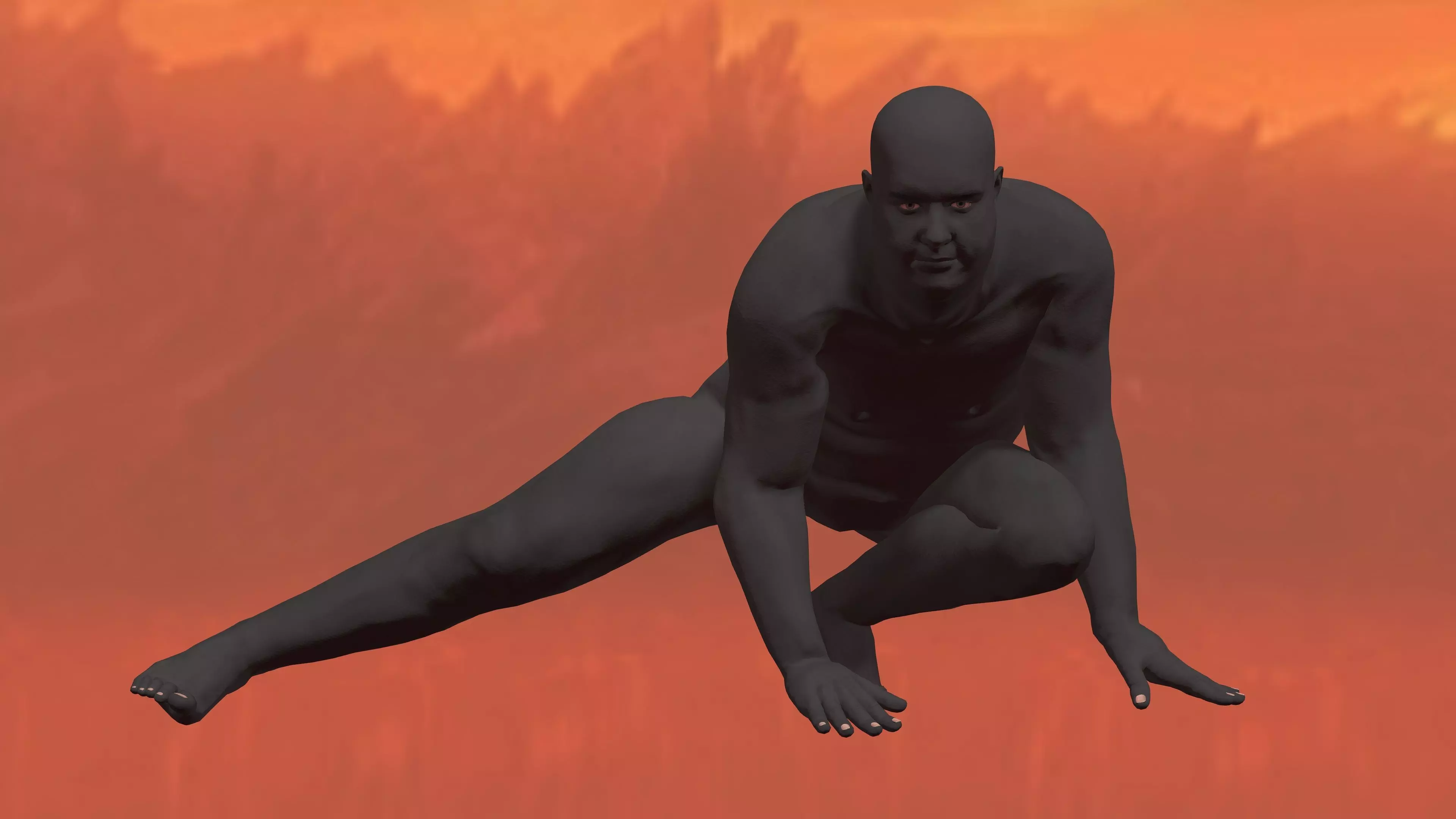 BLACK MAN 3D model_0