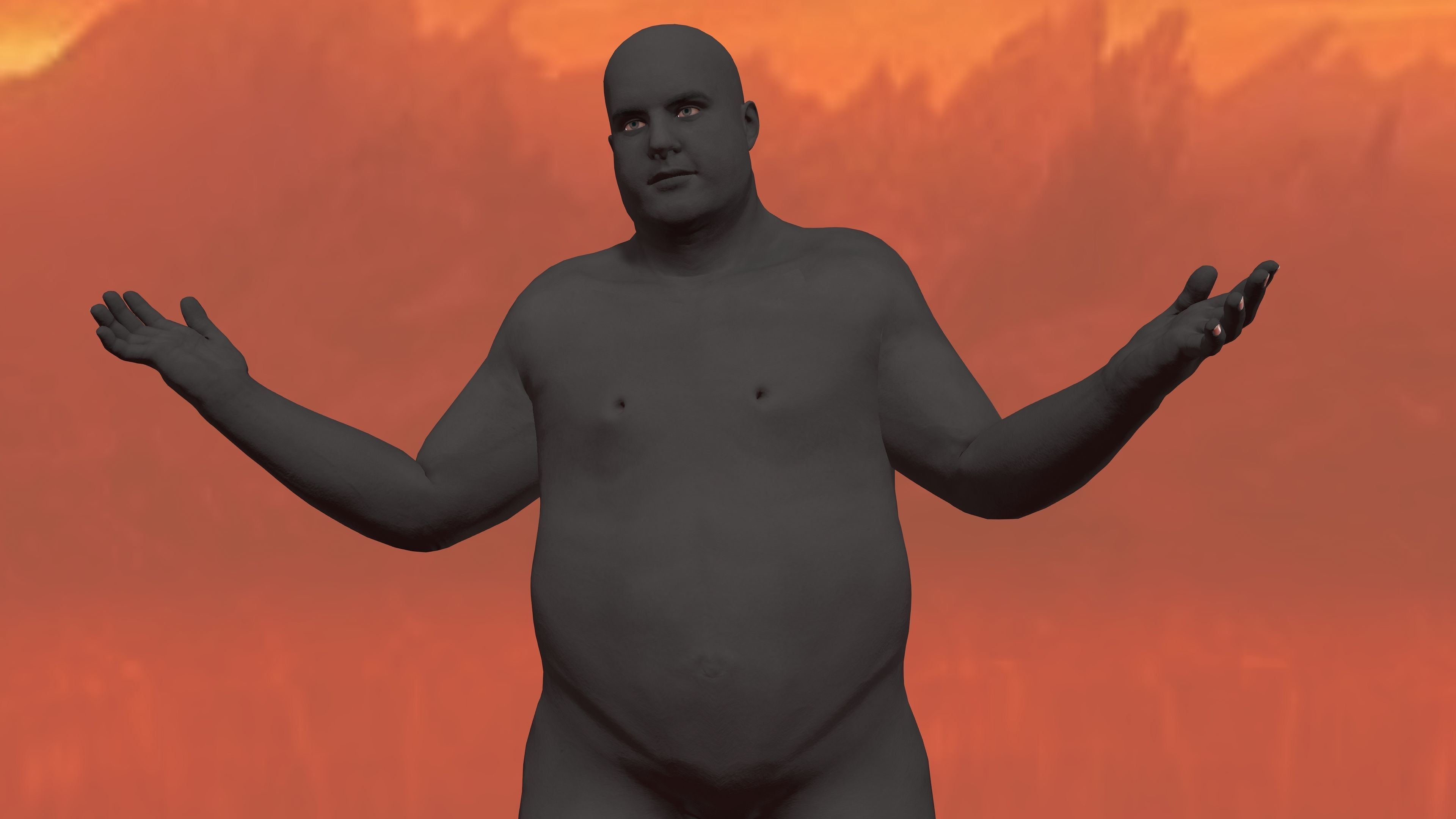 BLACK MAN 3D model_7