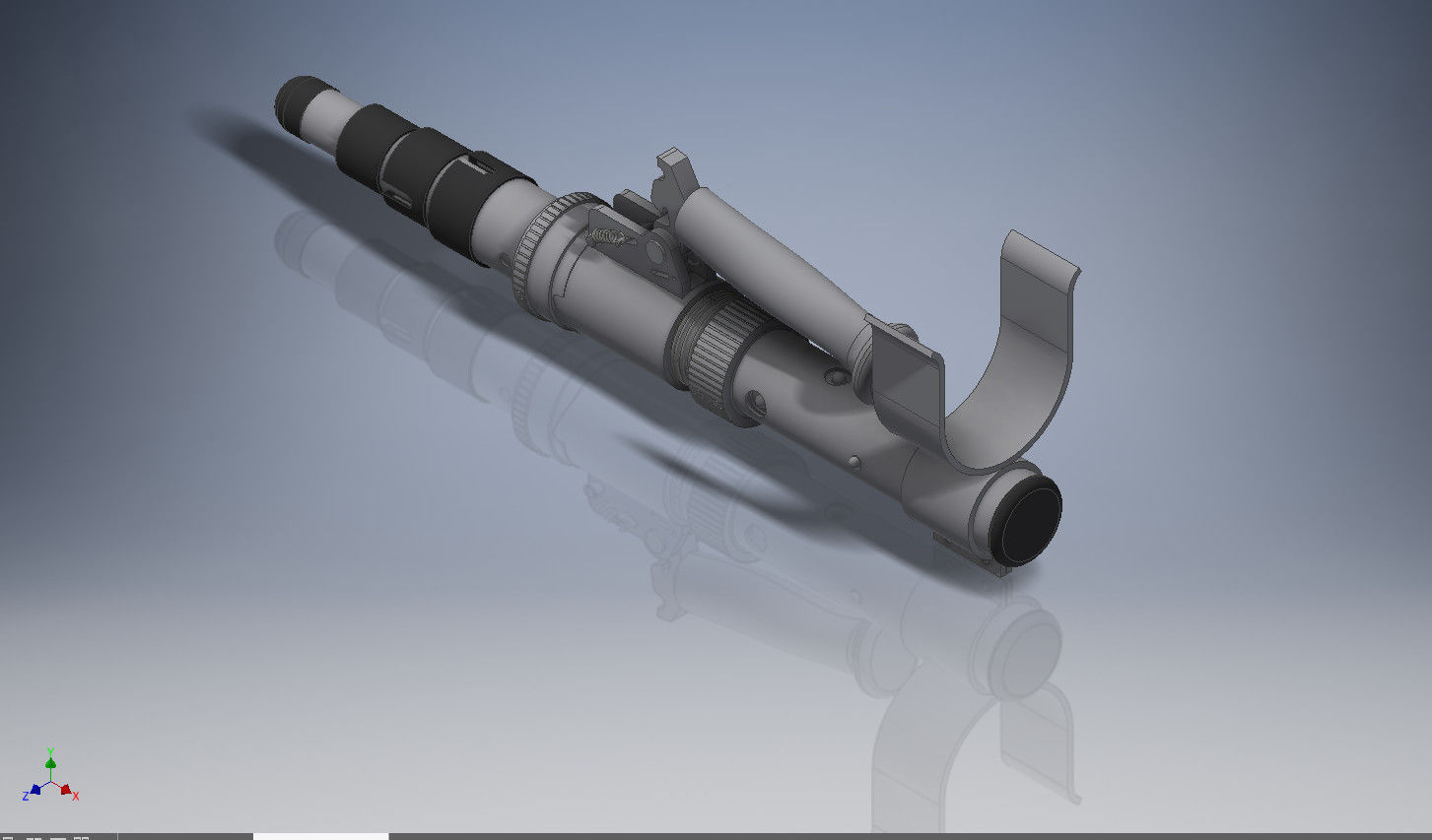 crutch tool 3D model_1