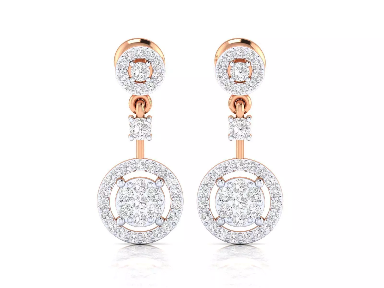 Women Earrings 3dm stl render detail  3D print model_0