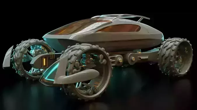 Mars explorer car