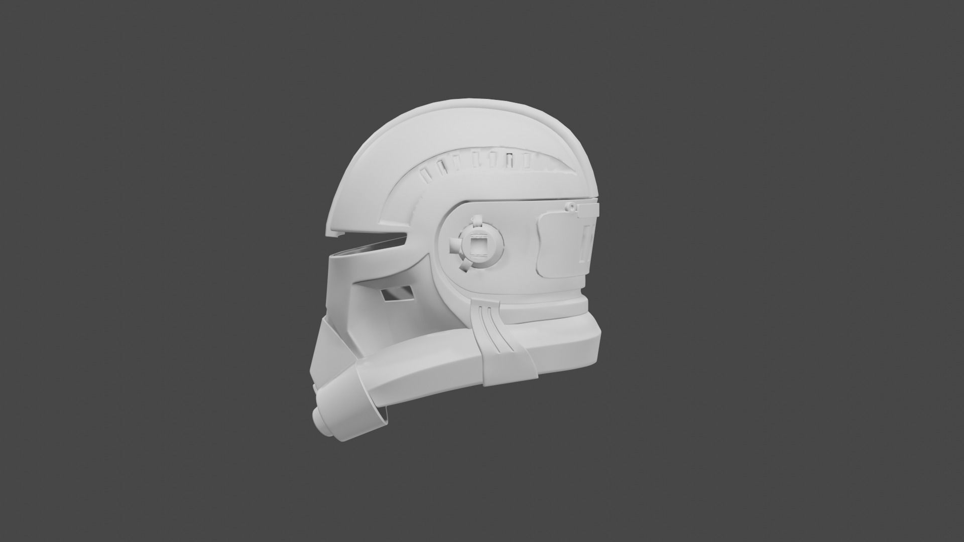Echo Helmet  3D print model_1