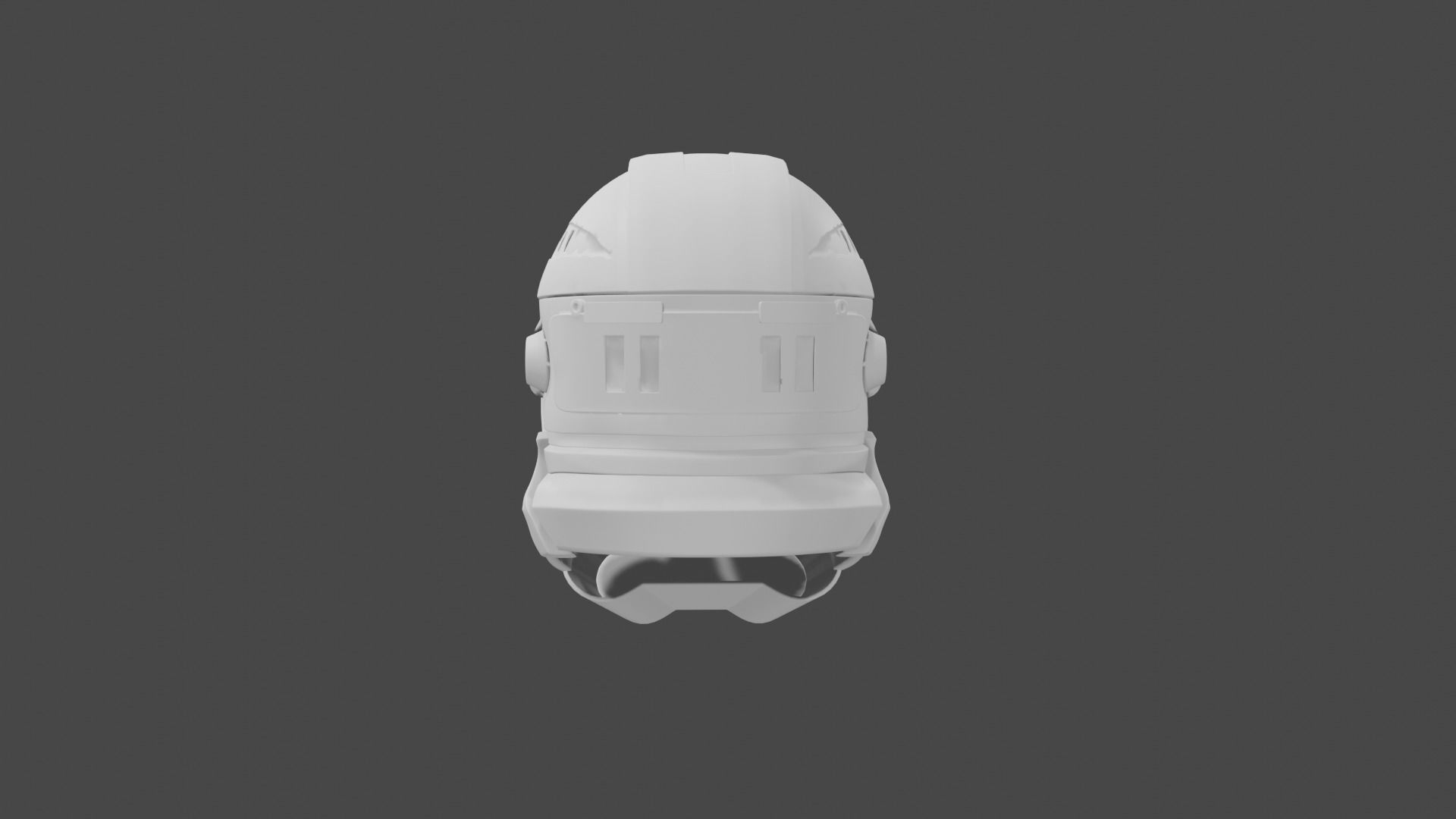Echo Helmet  3D print model_3