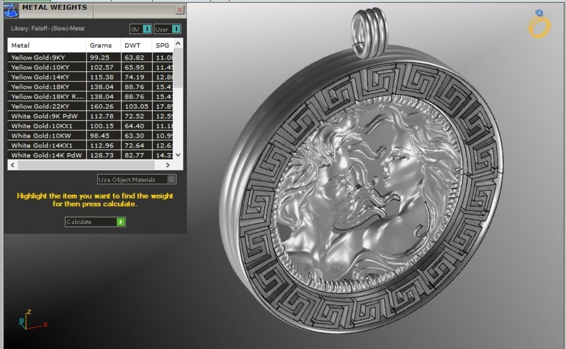women pendant - Gemini  orginal design 3D print model_15
