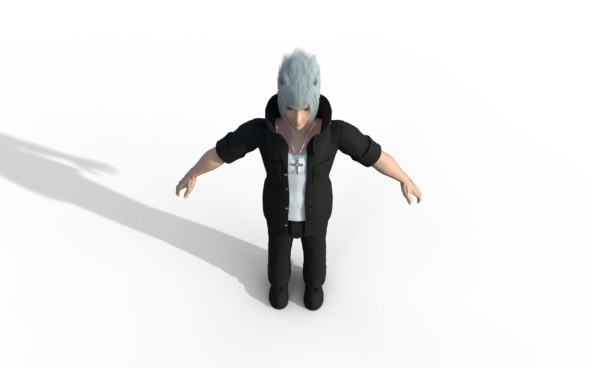 Froze sword 3D model_9