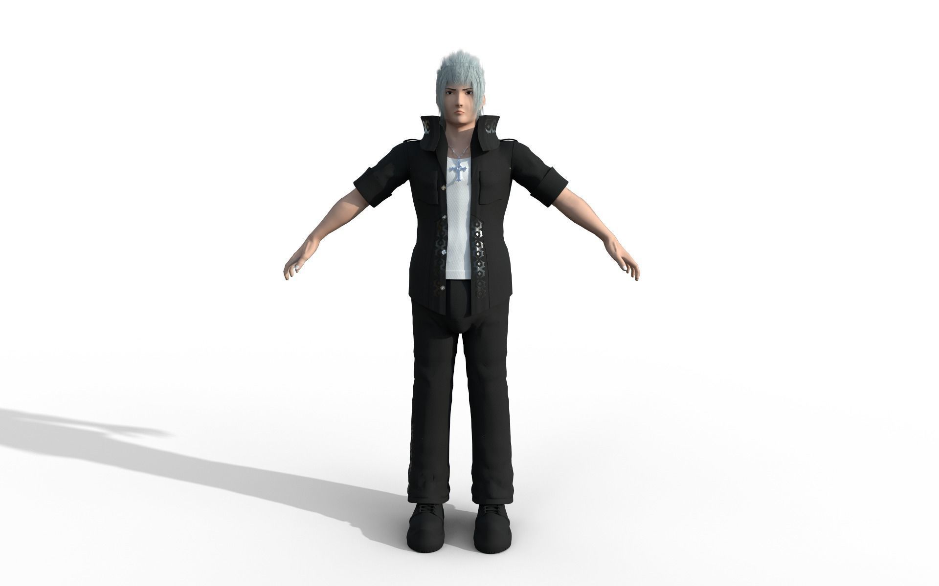 Froze sword 3D model_2