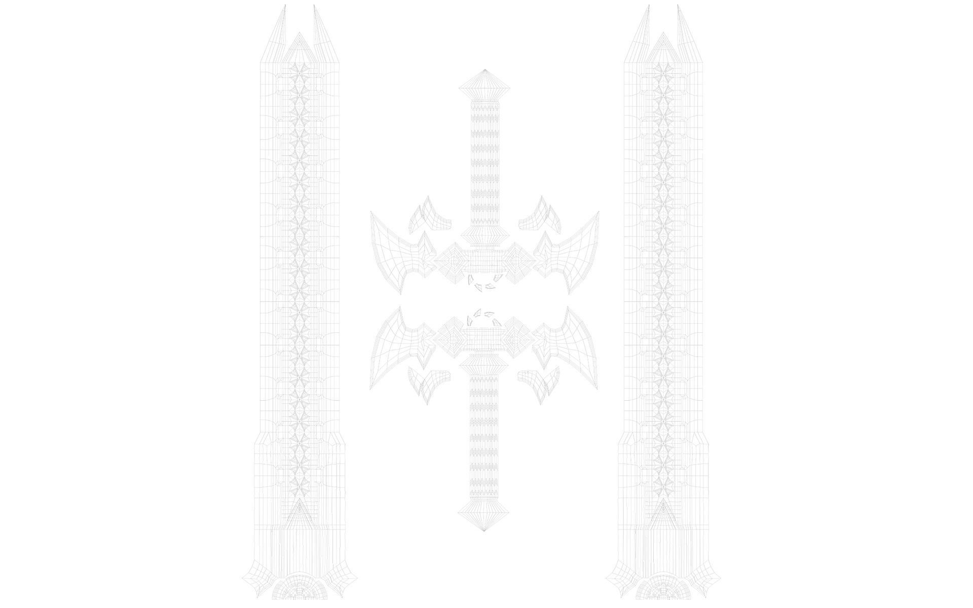 Froze sword 3D model_50