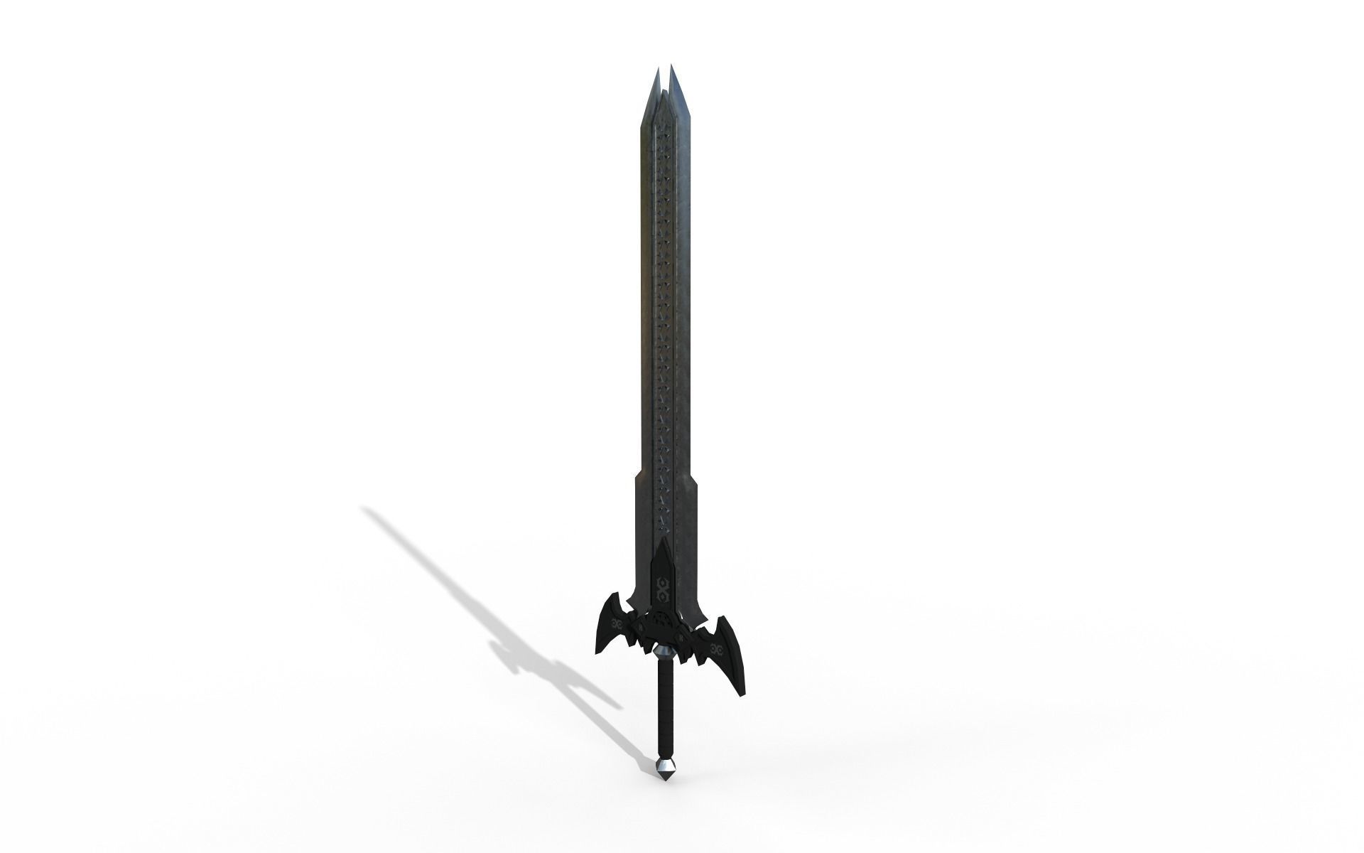 Froze sword 3D model_11