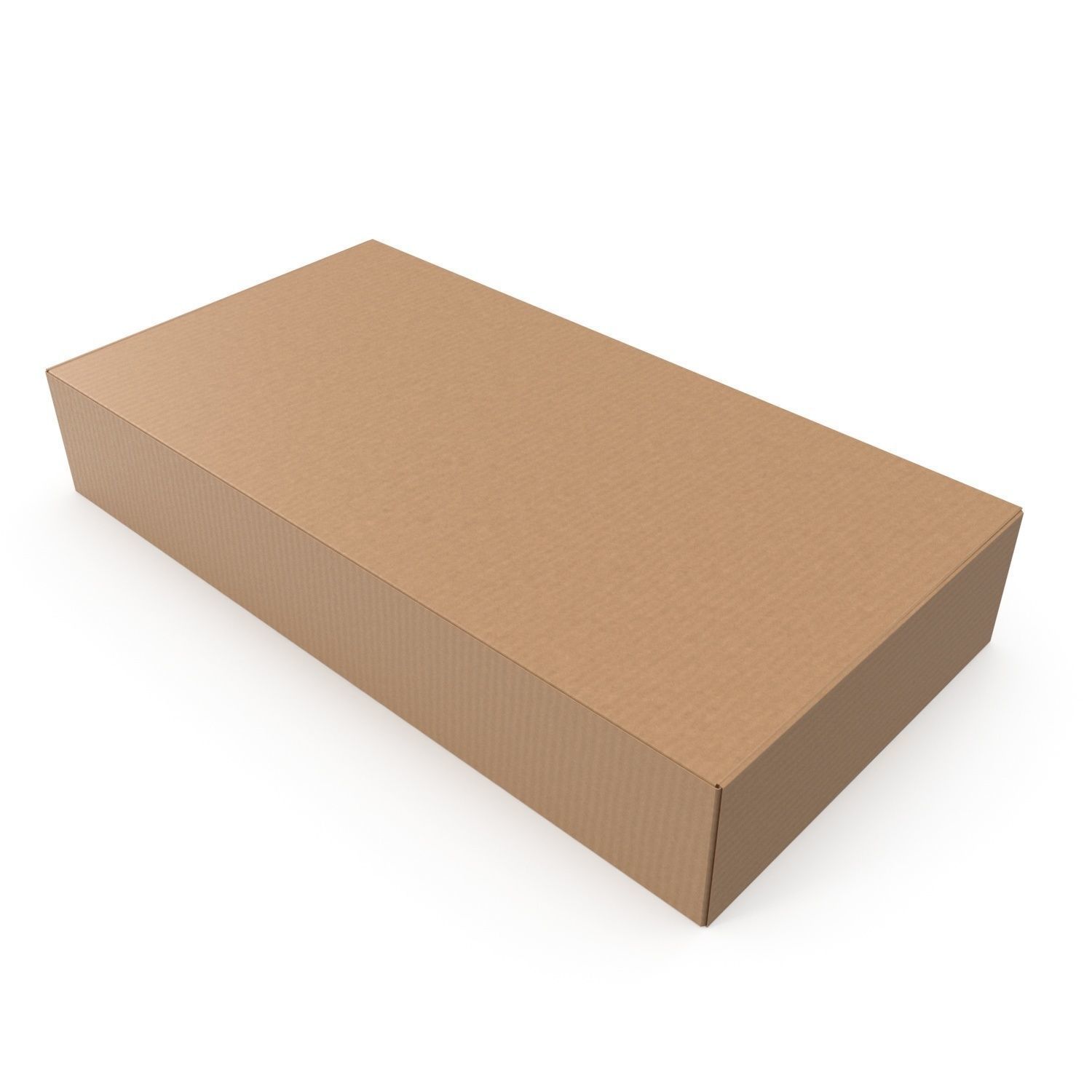 Cardboard box 02 3D model_1